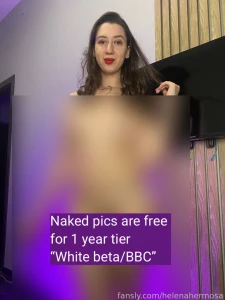 All the naked pics including these are free for 1 year with white beta part 1