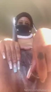 Part 2 playing with my crystal wand fyp ebony crystalwand bunnygirl