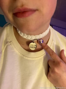 I like to accessorize switch brat choker daddy sub dsl tease petplay