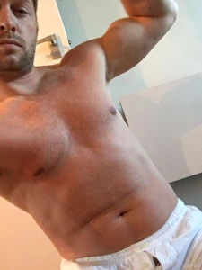 White boxers and socks showoff