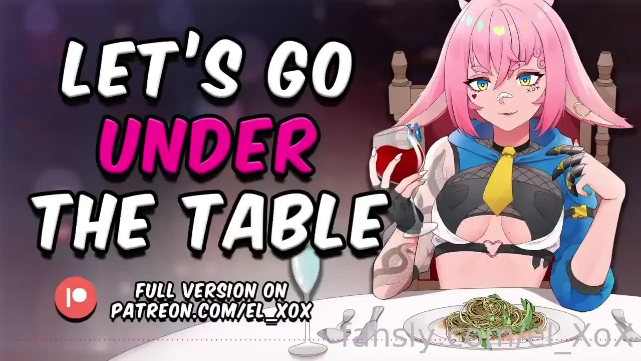 I ll just put my feet under the table and oh i m feeling something 