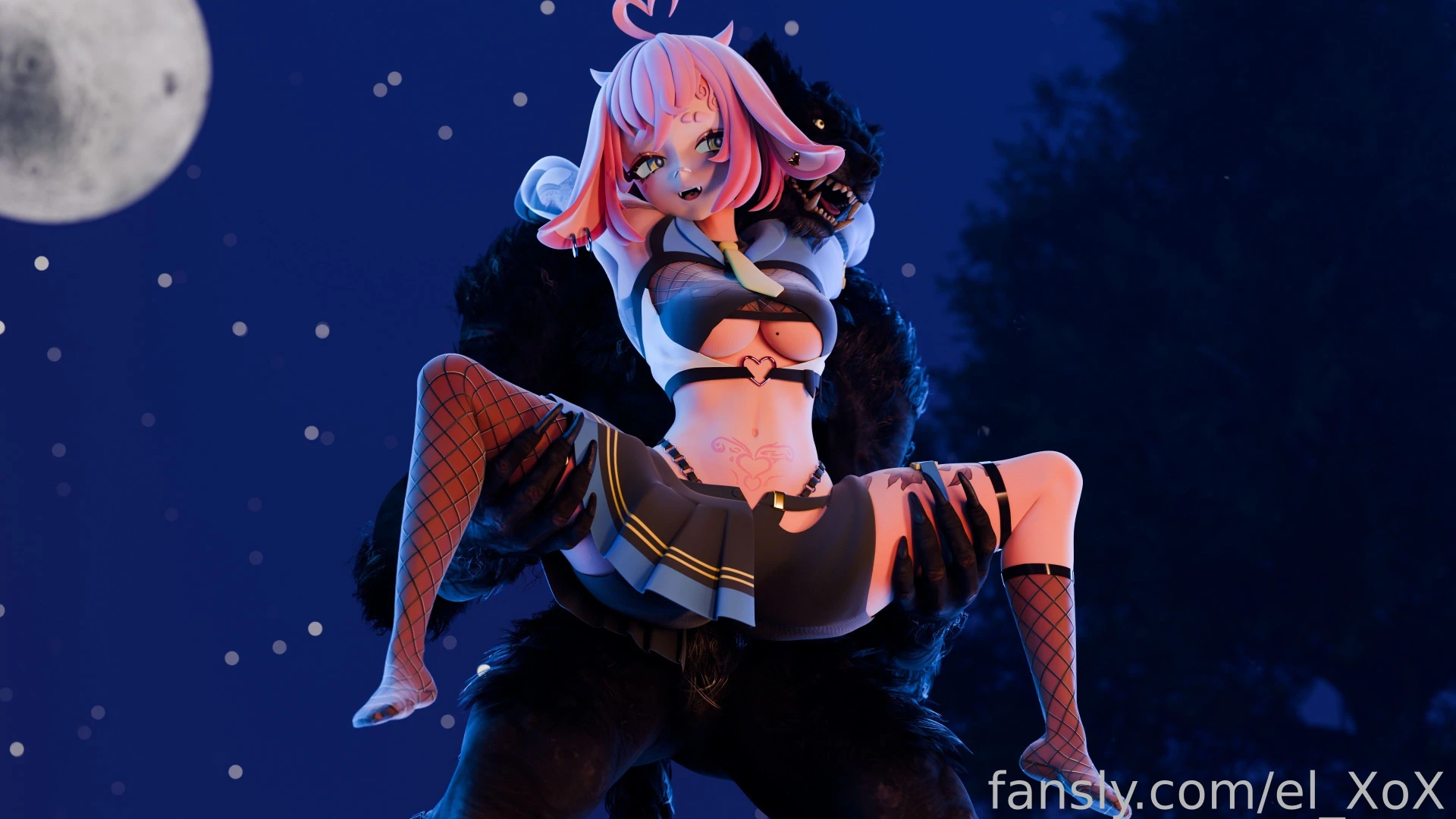 Fucked by a werewolf underneath the full moon this is my first fantasy part 17 