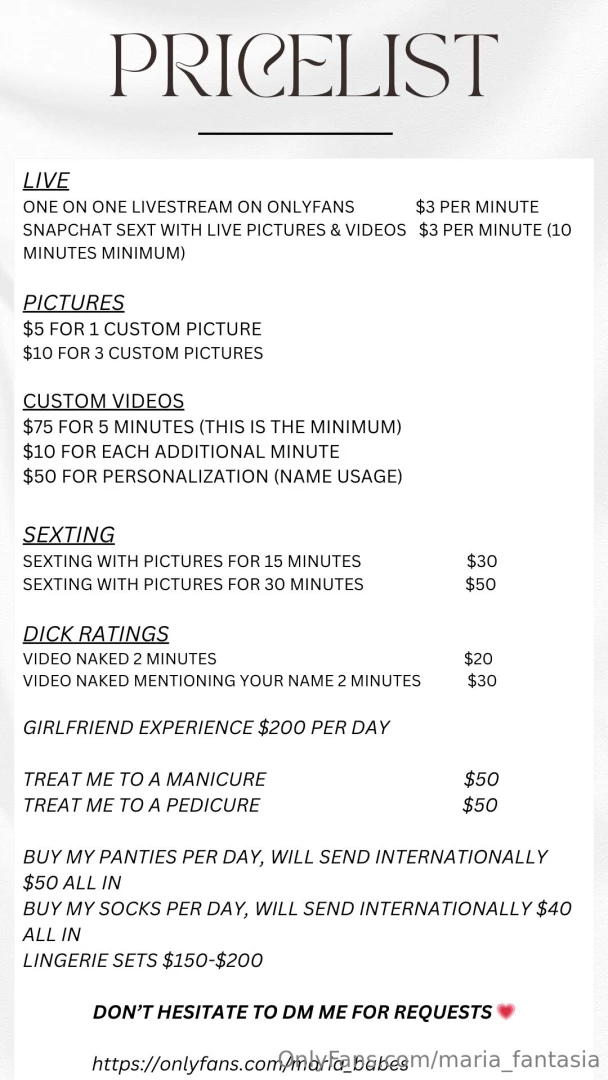 Must be subscribed to my vip profile maria_babes please remember to 