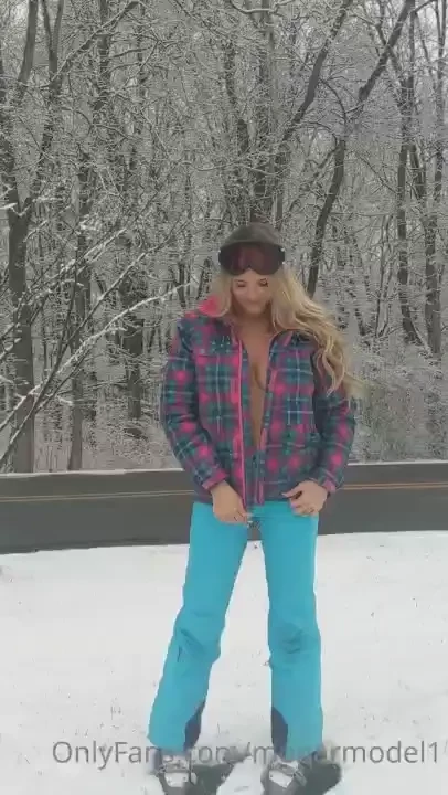 Sunday funday ski bunny unzipped 