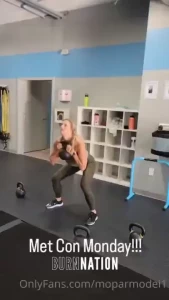 Every step i take today i m feeling this workout met con monday was no