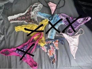 4 left who wants for only 30 and get a video of me cumming in them