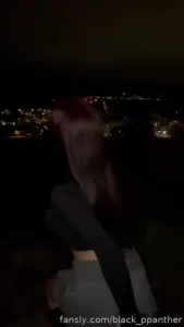 Desperate to pee but i was on top of a mountain so i had no other