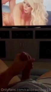 Watching some porn and jerking off my big cock tonight wanna help me