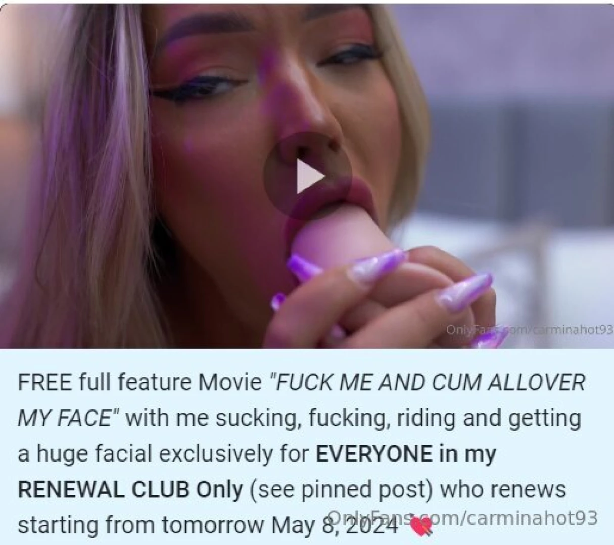 Breaking news brand new free movie for everyone in my renewal club who 