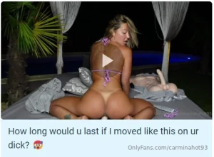 Free video of me moving grinding and dancing on ur dick tonight in the