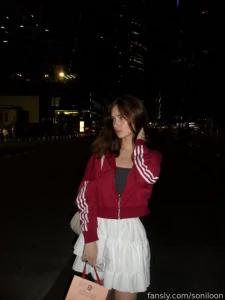 I walked around the city at night i recently bought this adidas part 2
