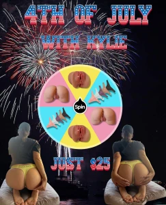 4th of july winning wheel 1x 25 2x 45 3x 70 5x 95 celebrate freedom part 3