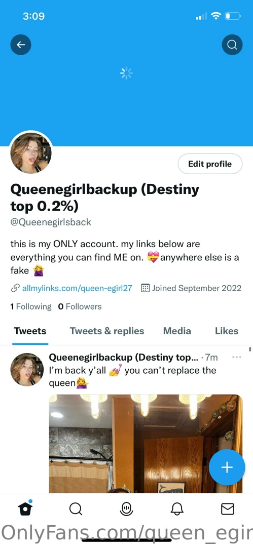 New and only twitter 