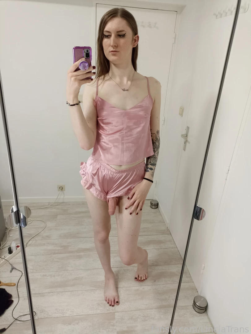 I m feeling myself in that pink silky satin pj and also some other part 6 