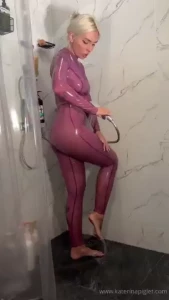 How often do i shower in latex always after every time i put on latex