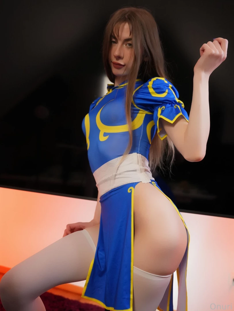 Cute amp hot chun-li cosplay chunli cute fitbody gyatt 