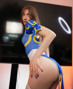 Cute amp hot chun-li cosplay chunli cute fitbody gyatt part 2