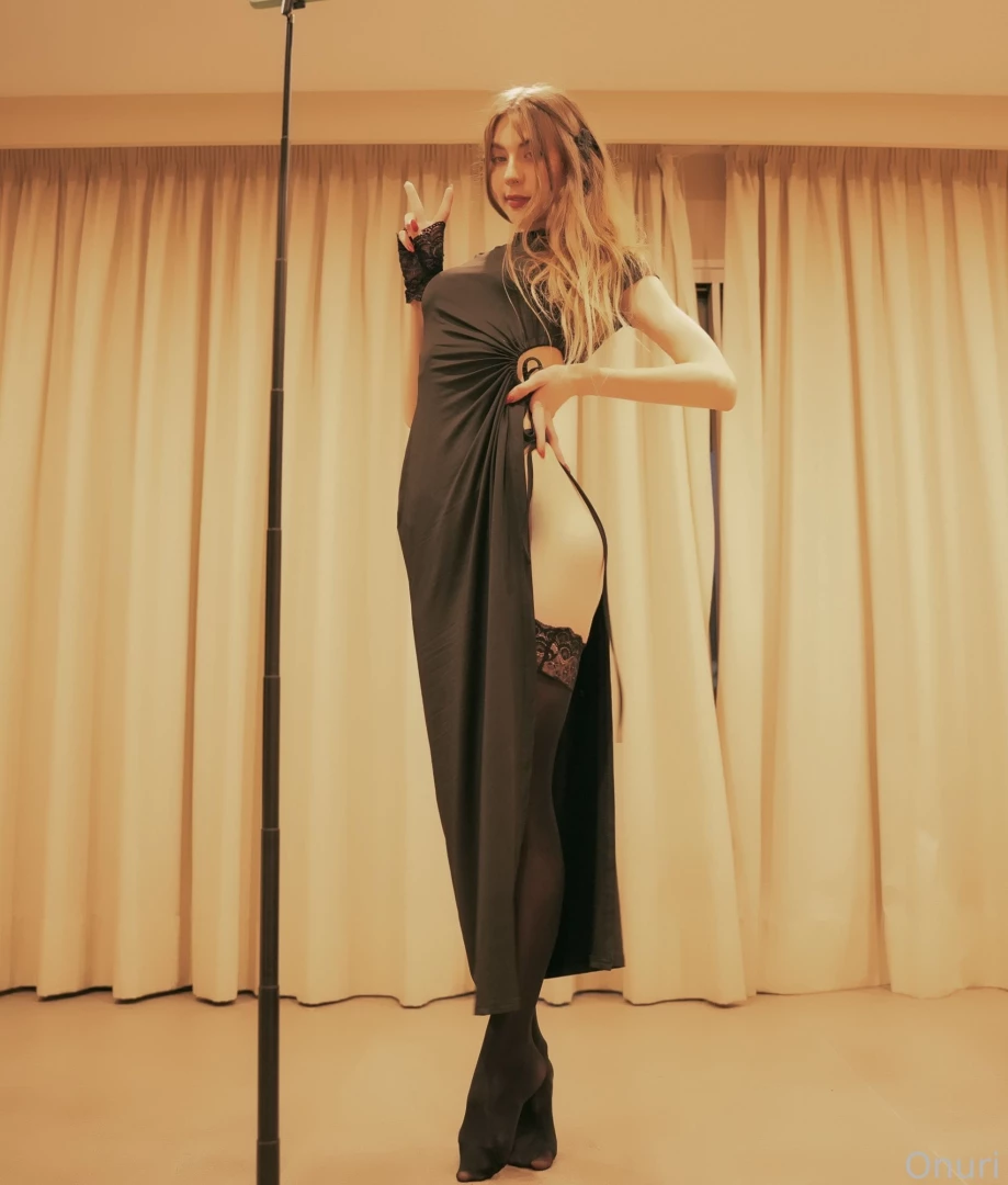 Beautiful black dress amp stockings stockings gyatt cute part 3 