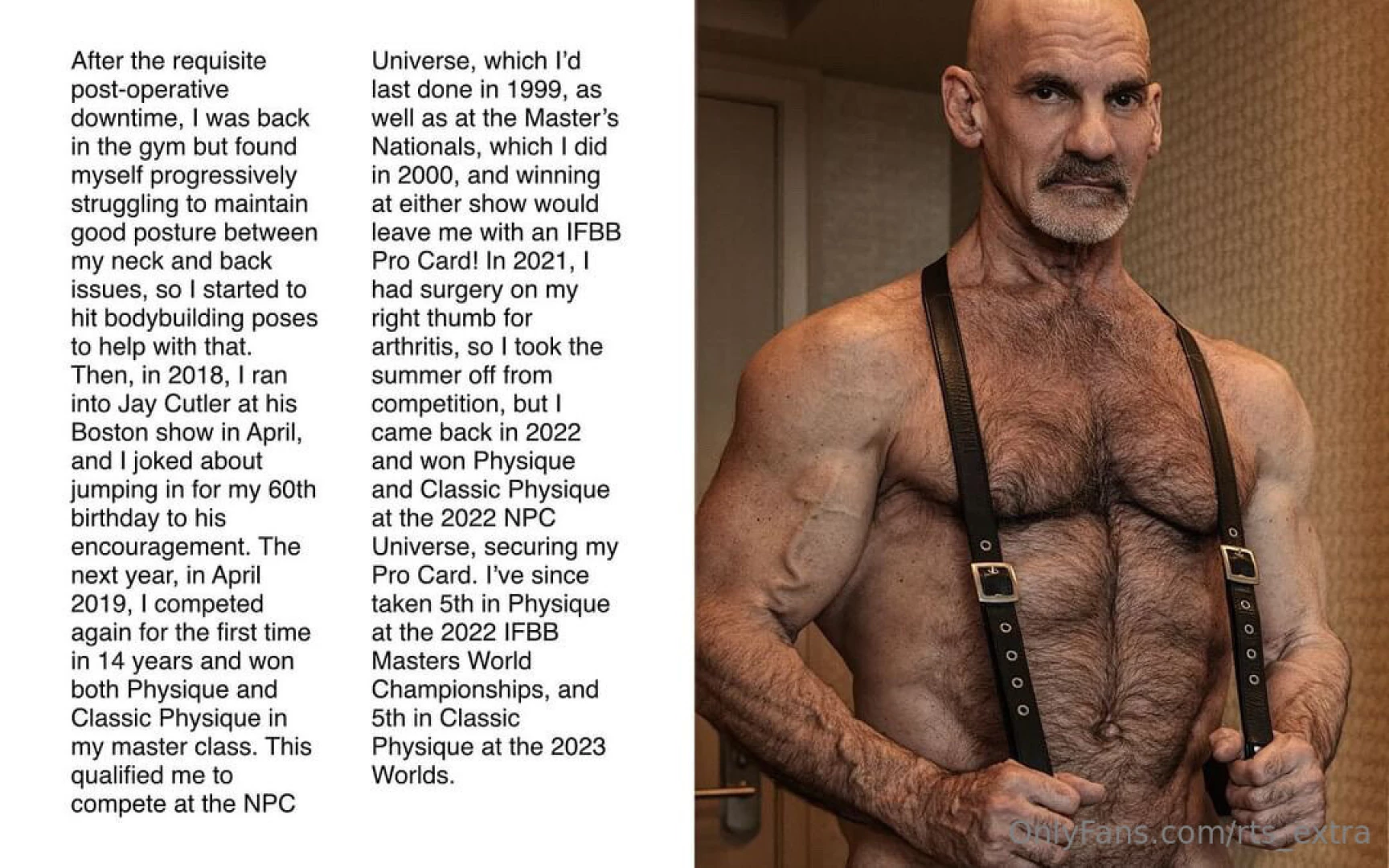 The most recent article in www willpowermagazine com with photos by part 2 