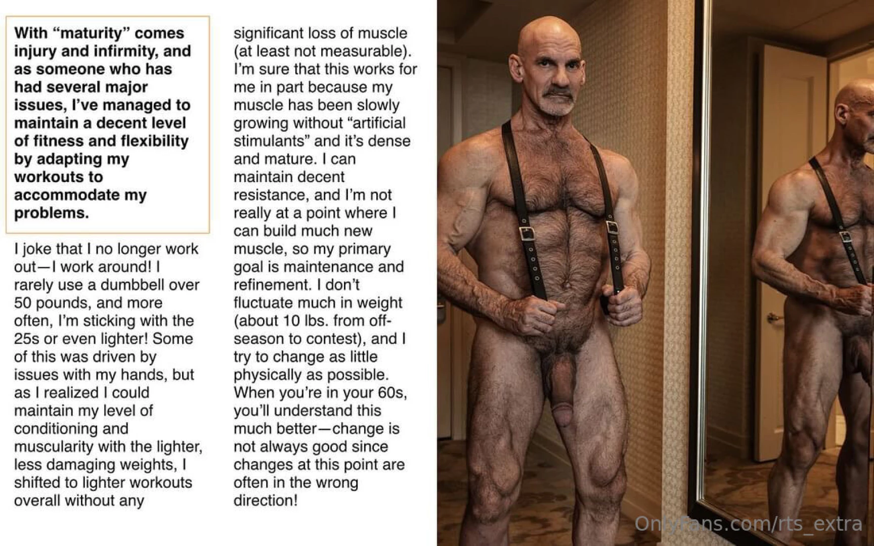 The most recent article in www willpowermagazine com with photos by part 3 