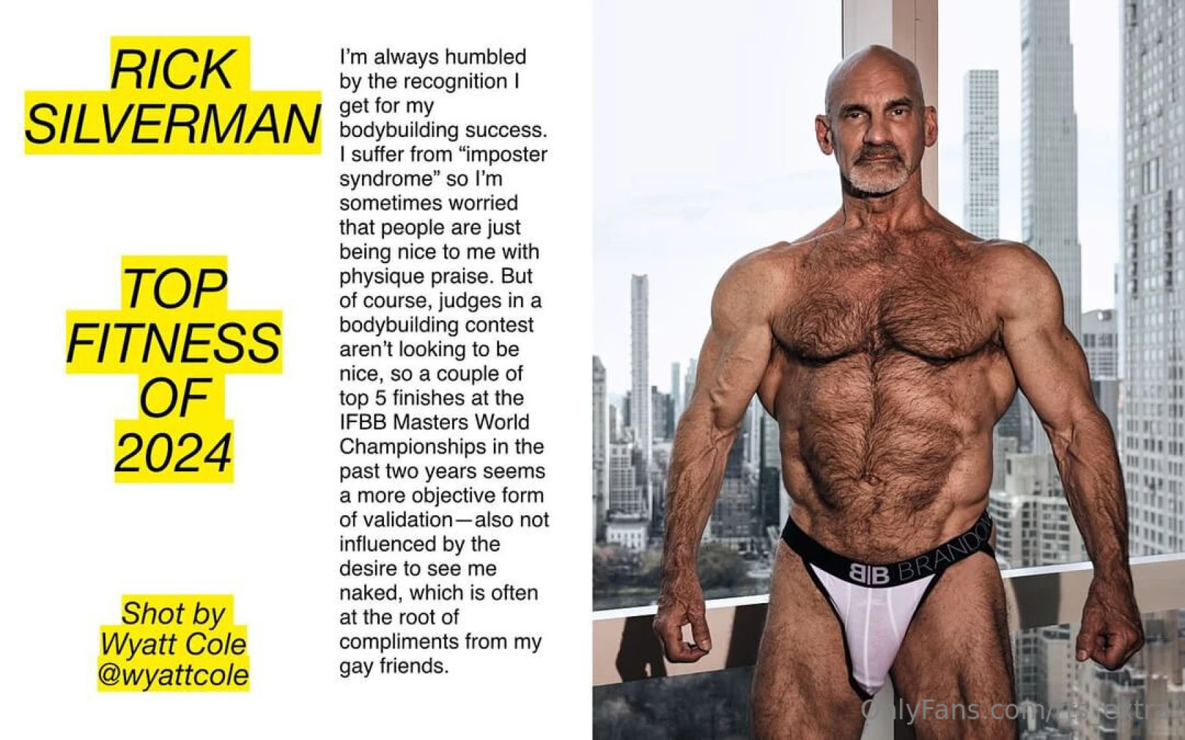 The most recent article in www willpowermagazine com with photos by part 1 