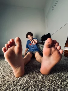 Who loves my perfect feet and would lick them clean part 1