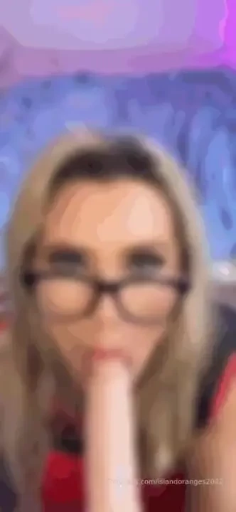 This cheerleader just can t help herself and loves sucking cock let me 