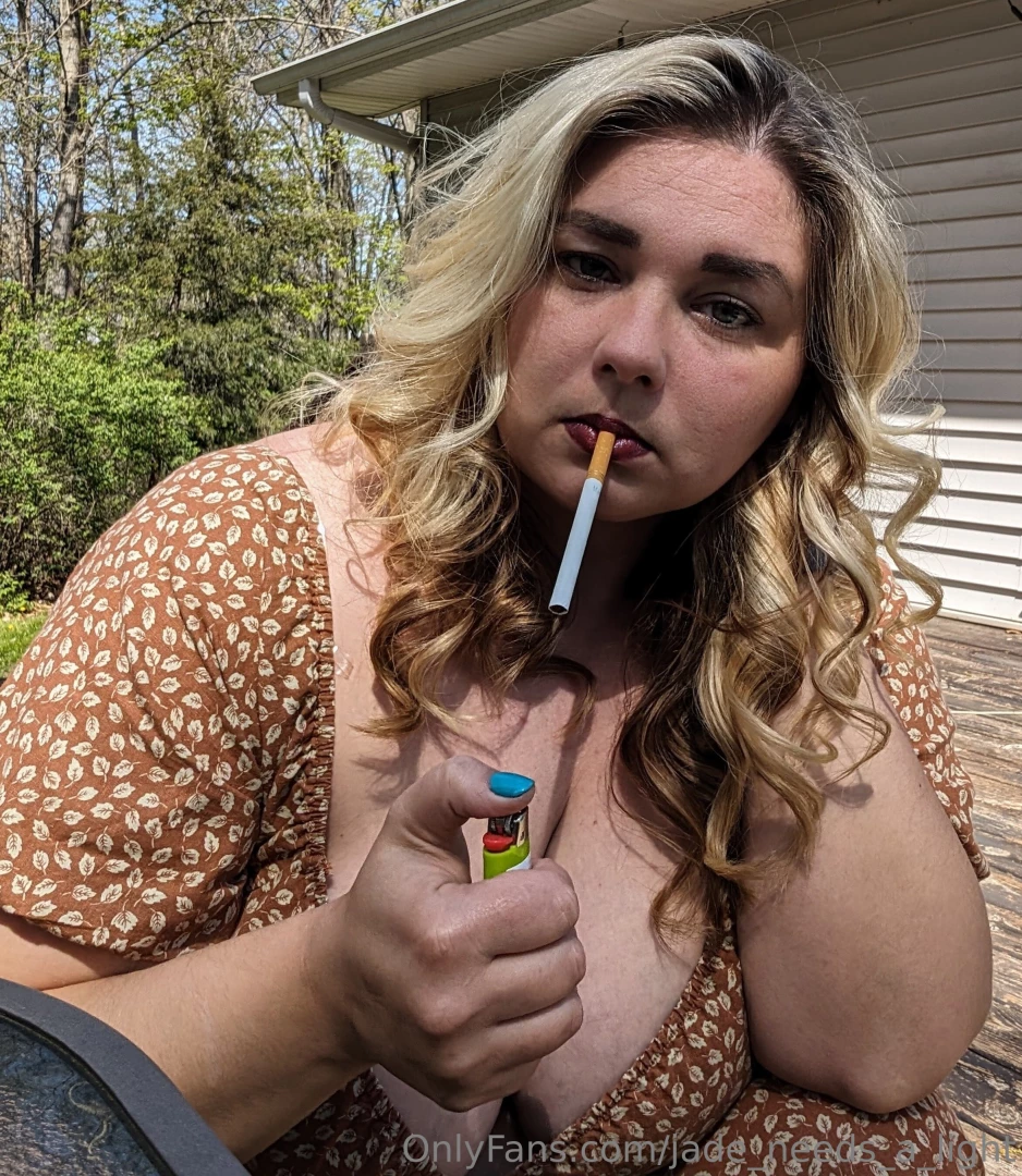 Lovely weather for a smoke 