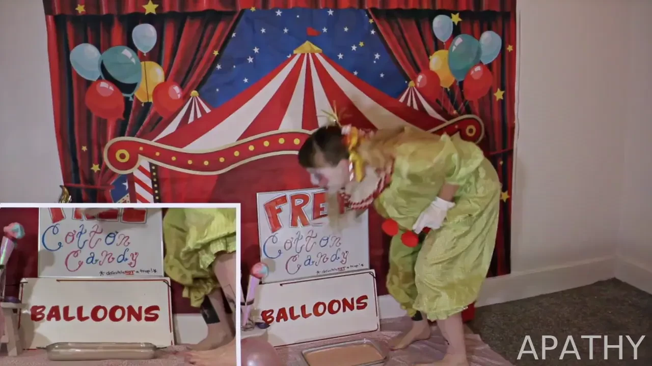 Icky sticky clown trap i m sure we all know a clown girl can t say no 