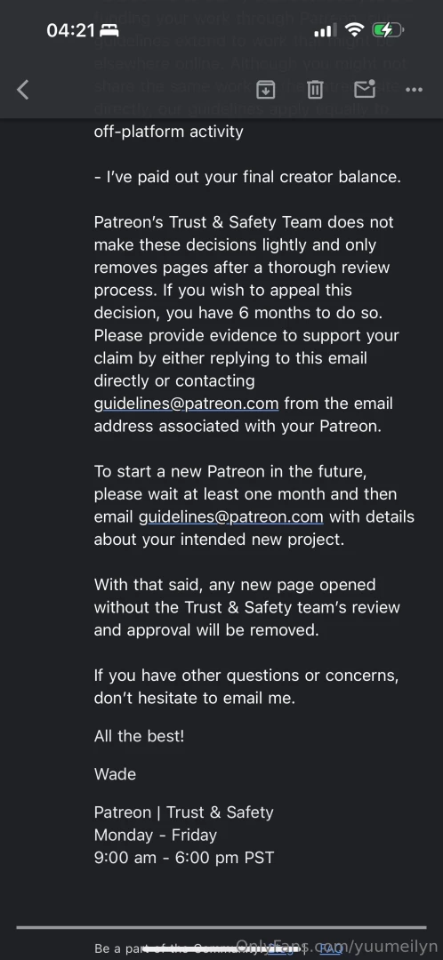 Emergency information our p treon account has been permanently locked part 1 