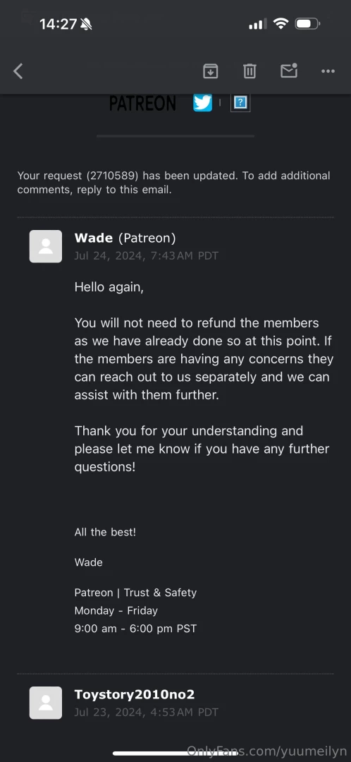 Emergency information our p treon account has been permanently locked part 2 