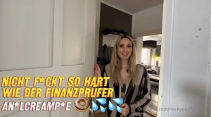 Nothing fucks as hard as the auditor - analcreampie the other day the