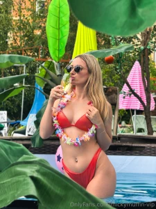 I am at poolparty just enjoying the summer have nice weekend