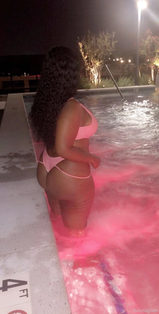 Check your messages for a video of me in the pool 