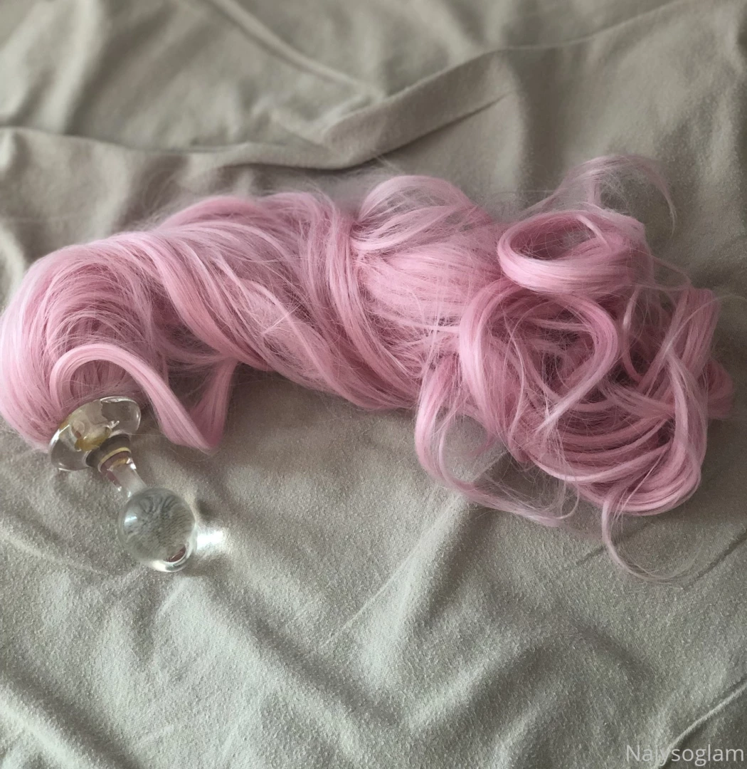 Tip me to get a video of me wearing the unicorn anal plug 