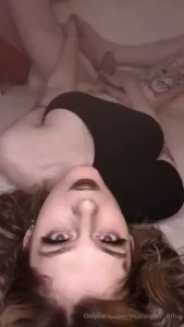 Goth girl cynthia really really wants your cum on her face but she s