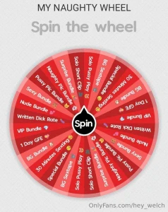 Feeling lucky today babe let s play spin-the-wheel and see what part 1