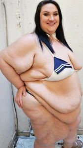 So piggy is that belly of yours still tight like a drum or has gravity