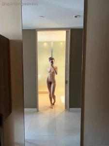 How cute is this blue nail polish i love it so much