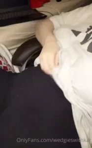 Early morning self wedgie fun short clips but ahhh they feel soooo