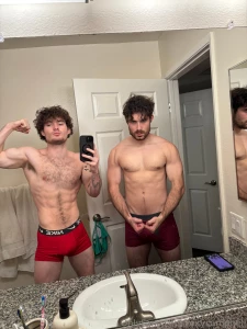 Just me hanging out w my big bro text us for custom content all day