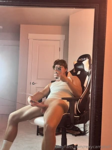 This hot jock loves to stroke and milk that big dick for you part 3