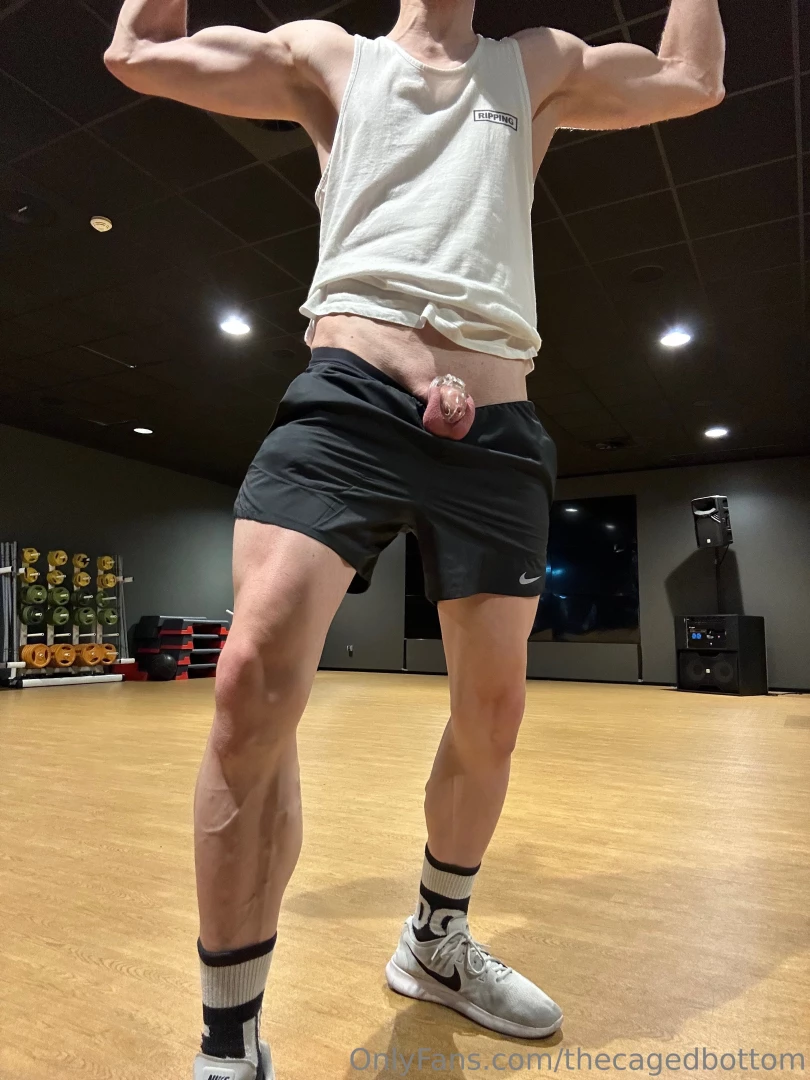 Your locked slut at the gym part 2 