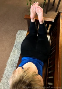 Just laying around and showing off my perfect little soles part 1