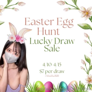 Sale going on in my vip account easter egg hunt sale try your luck for