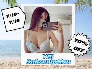 Announcement for subscription sale hi just letting everyone know that