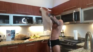 My first halloween scene i decided to do a naked baking video 16