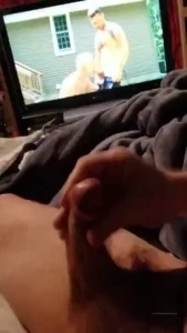 Morning wank with my fave porn