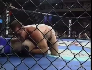 Notice how the fighter on top has his crotch right over his opponent s