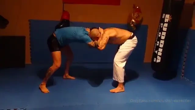 Hot brazilian fighter buddy of mine submission wrestling 